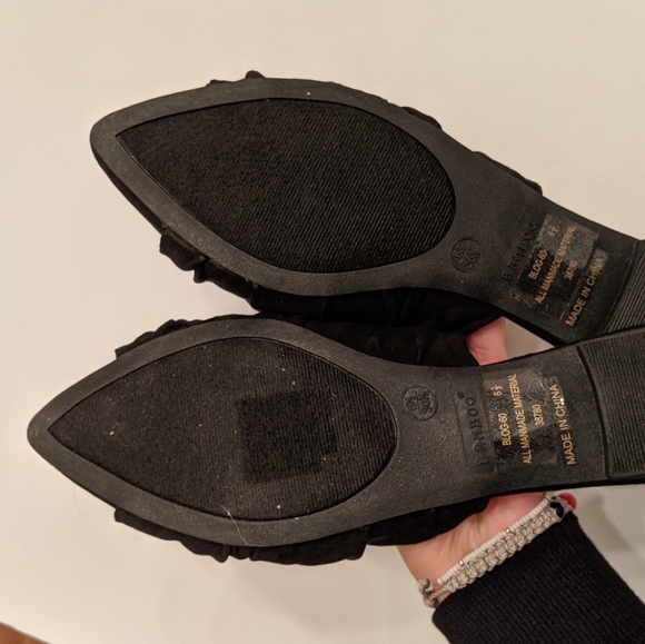 Bamboo black slide mules NEw - Picture 3 of 3